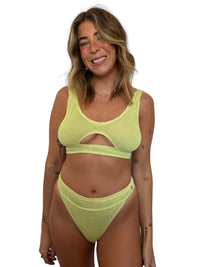 Janelle bikini bottom in Ivy, LOKAL one/size swimwear, photo 1 of 3
