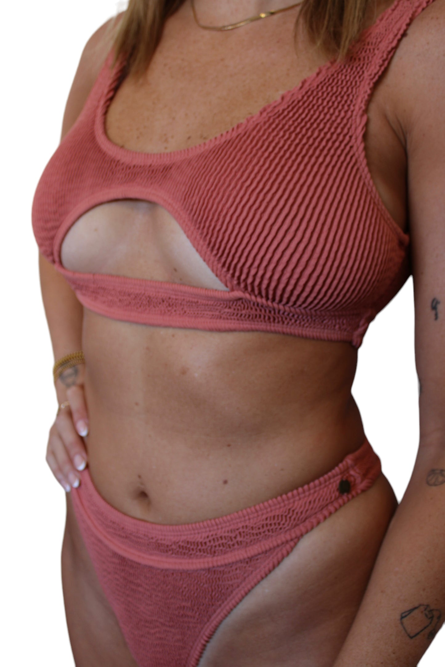 Alix bikini top in Sunrise, LOKAL one/size swimwear, photo 4 of 4