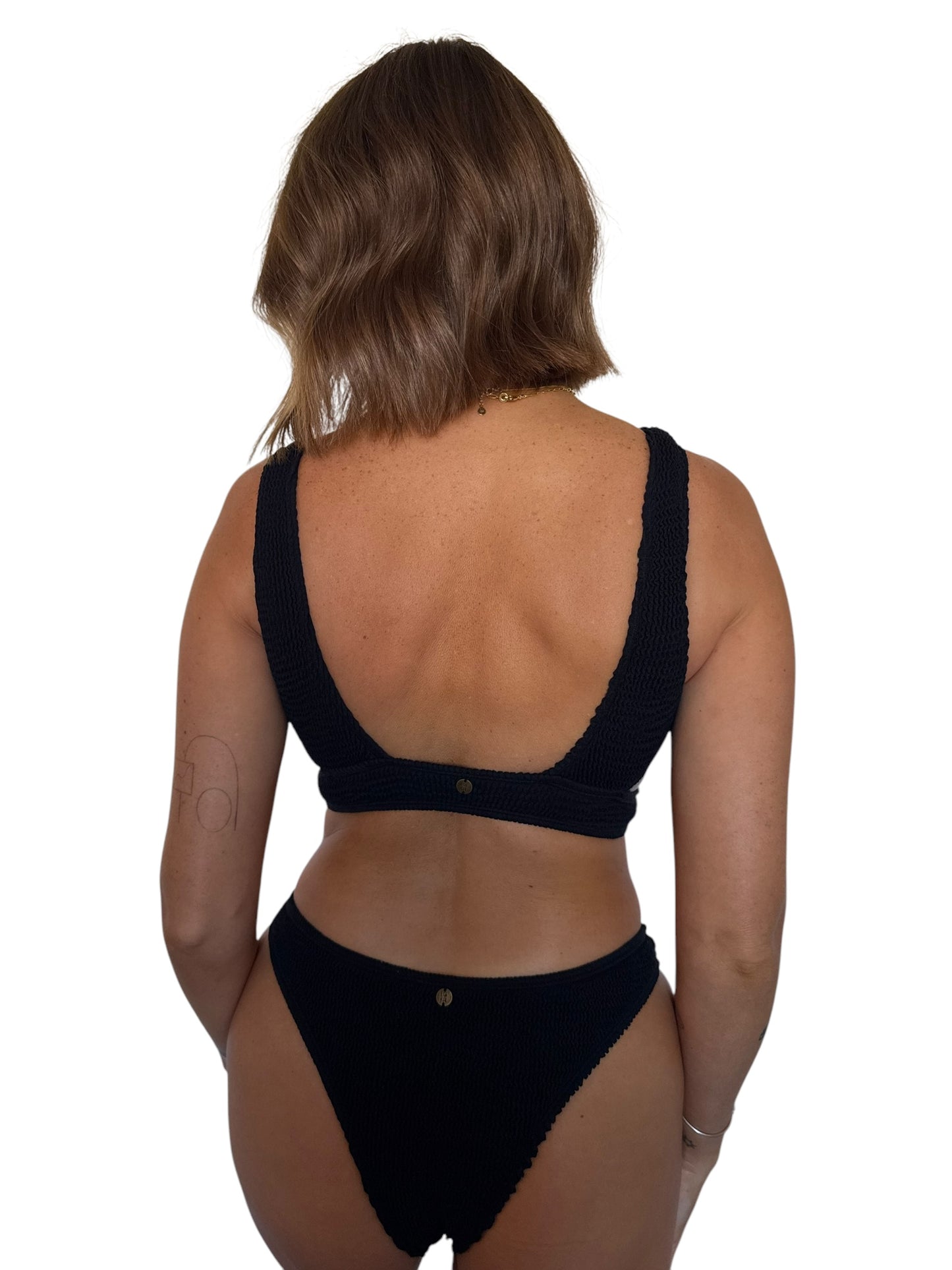 Kiera bikini top in Midnight, LOKAL one/size swimwear, photo 4 of 4