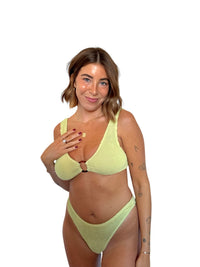 Erin bikini top in Ivy, LOKAL one/size swimwear, photo 1 of 3