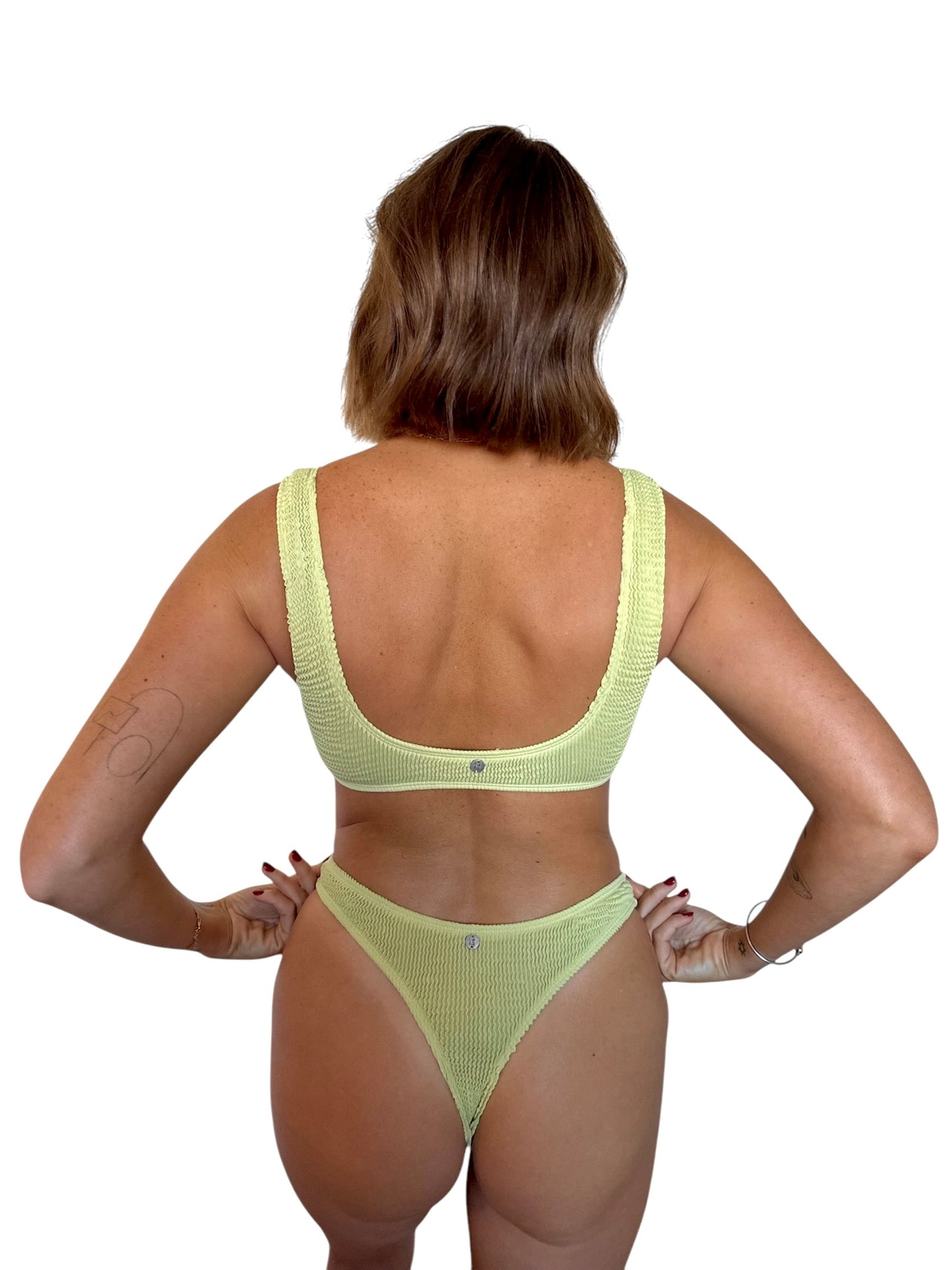 Erin bikini top in Ivy, LOKAL one/size swimwear, photo 3 of 3