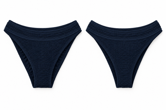 Janelle Bottom in Midnight, flat lay