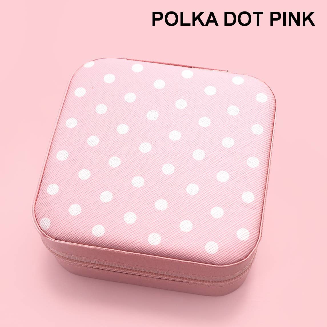 DESIGNED JEWELRY ORGANIZER TRAVEL BOX CASE | 40P566: FLOWER D OFF WHITE