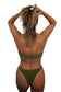 Grayce bikini bottom in Seaweed, LOKAL one/size swimwear, photo 2 of 4