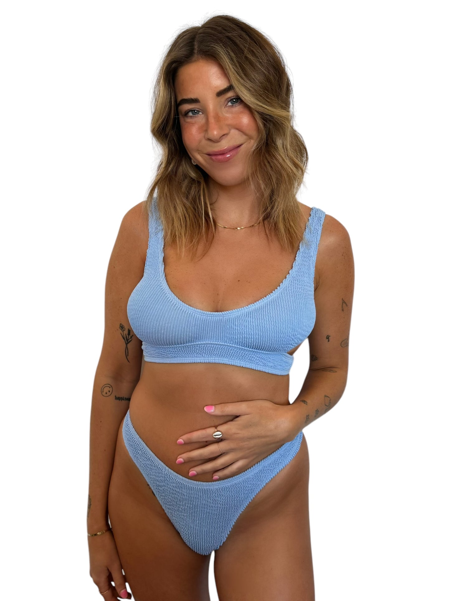 Kiera bikini top in Orchid, LOKAL one/size swimwear, photo 3 of 5