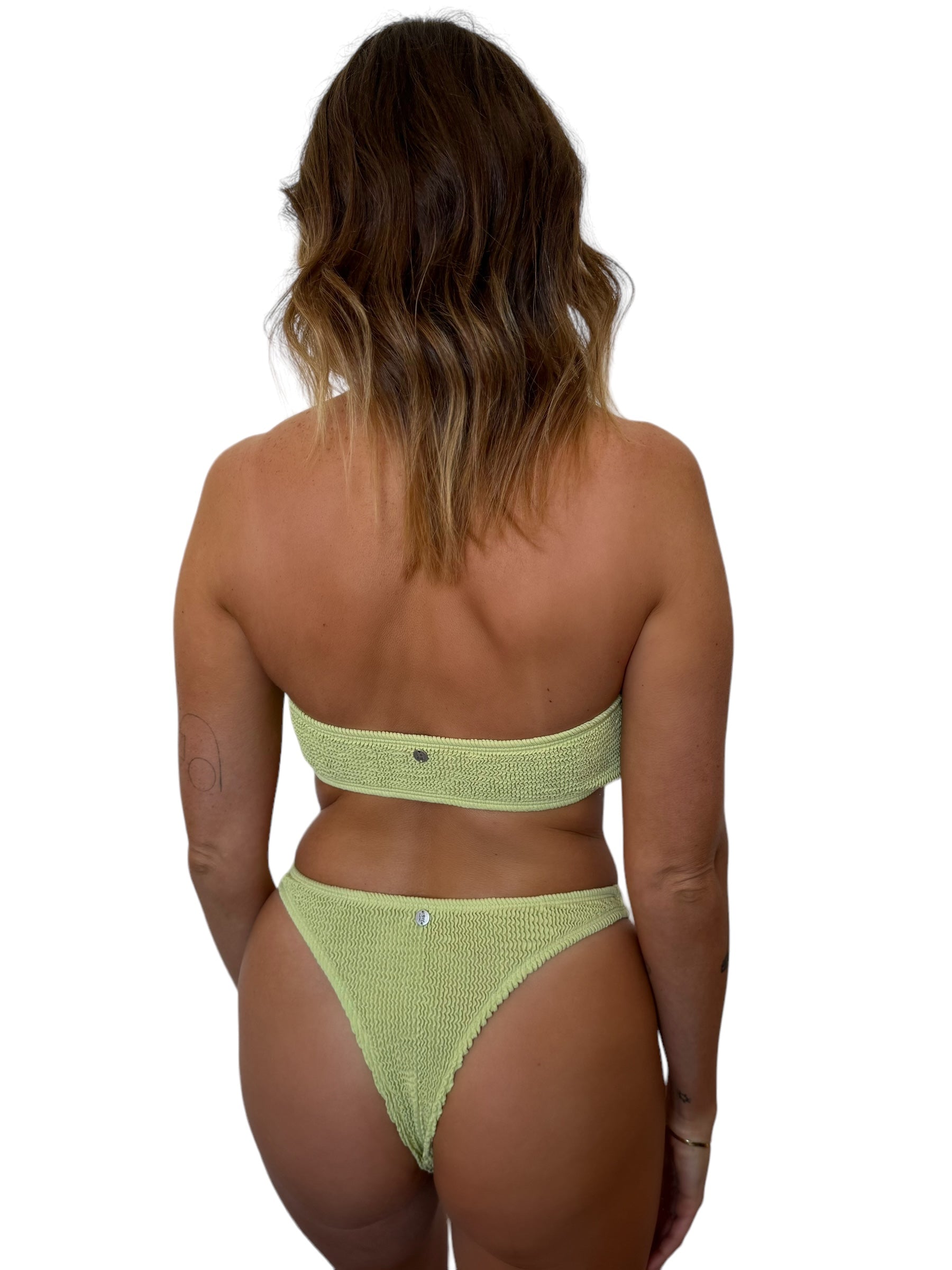Grayce bikini bottom in Ivy, LOKAL one/size swimwear, photo 3 of 3