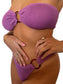 Grayce bikini bottom in Aster, LOKAL one/size swimwear, photo 3 of 3
