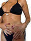 Jess bikini top in Midnight, LOKAL one/size swimwear, photo 3 of 4
