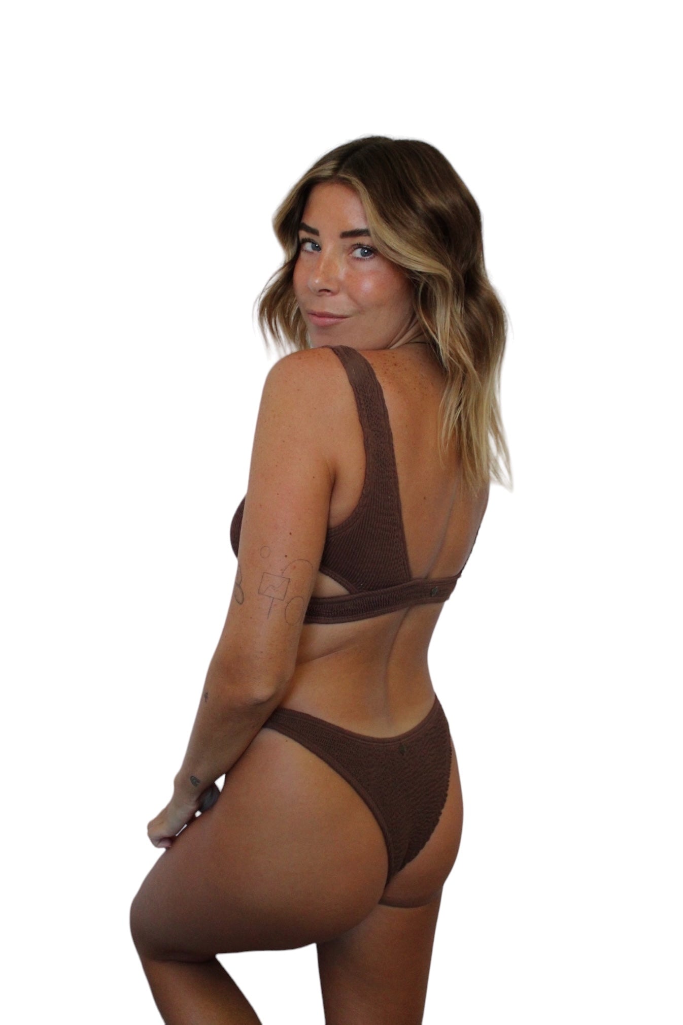 Hannah bikini bottom in Coconut, LOKAL one/size swimwear, photo 2 of 4