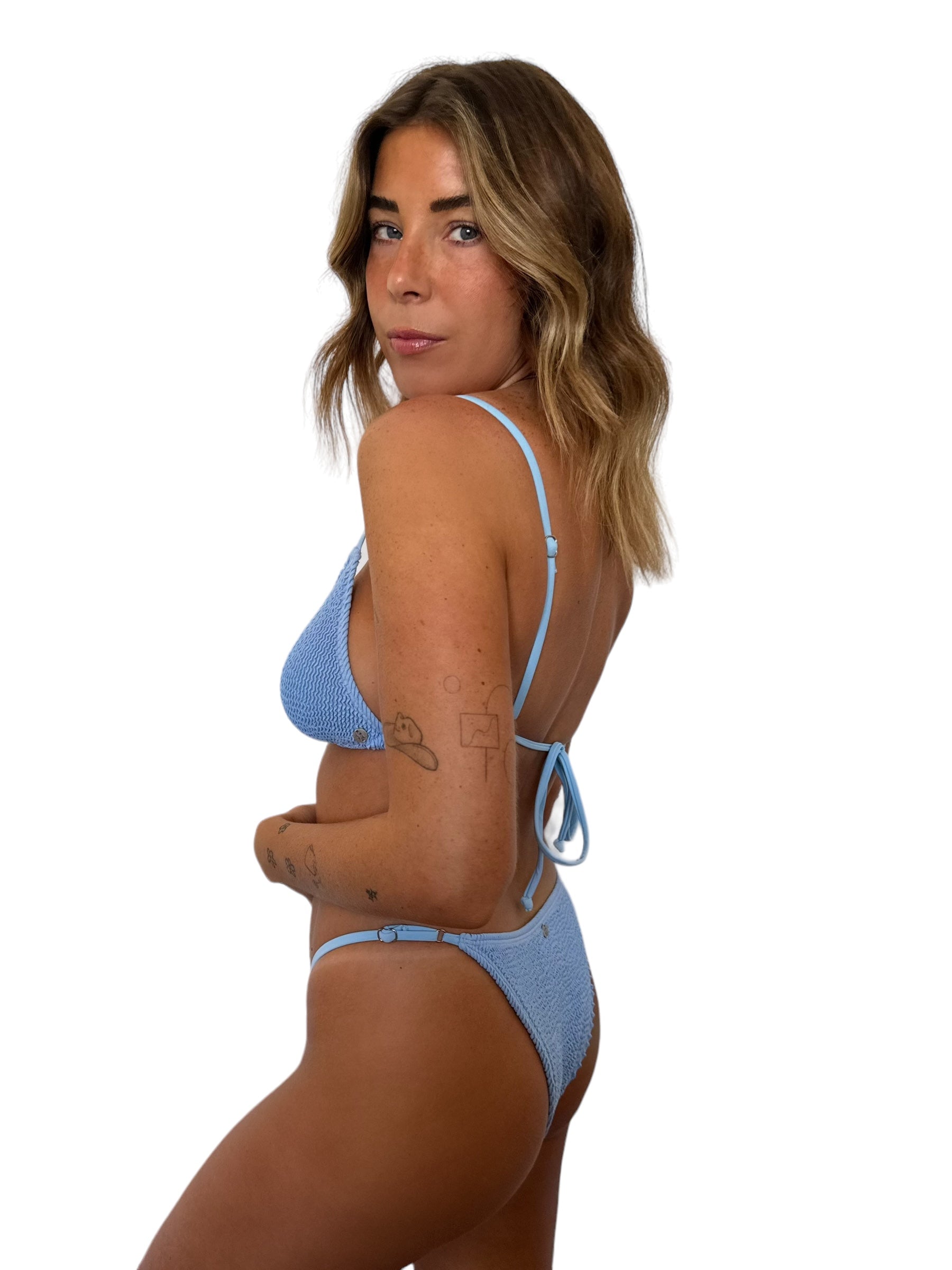 Anna bikini top in Orchid, LOKAL one/size swimwear, photo 5 of 5