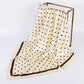 LARGE POLKA DOT PRINT BANDANA SCARF | 40SC694: IVORY
