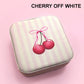 DESIGNED JEWELRY ORGANIZER TRAVEL BOX CASE | 40P566: POLKA DOT GREEN