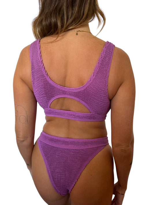 Janelle bikini bottom in Aster, LOKAL one/size swimwear, photo 2 of 3
