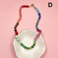 Natural Stone Semi-Precious Glass Mixed Necklace | 40NK9659: C