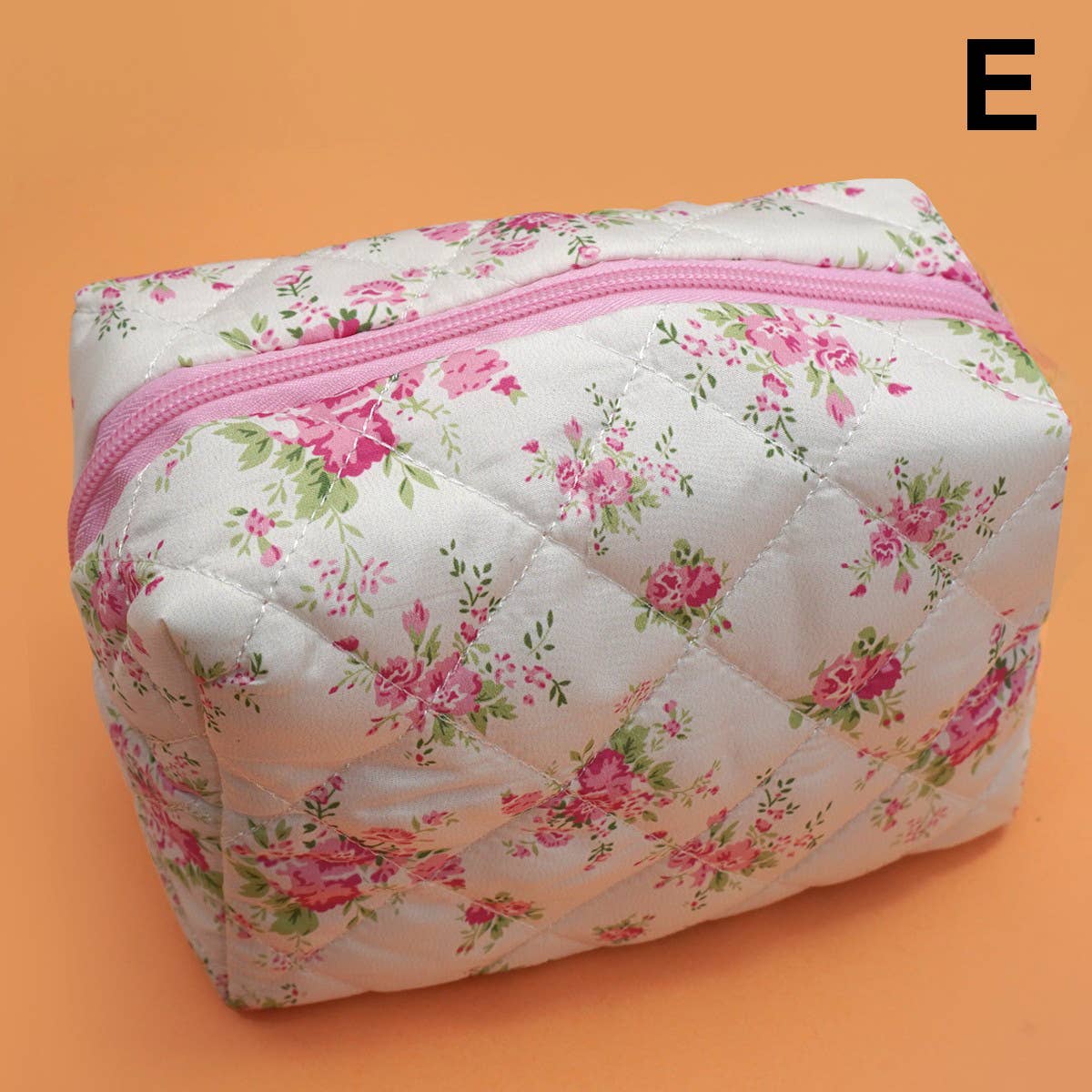 FLORAL TOILE PATTERN MAKEUP COSMETIC POUCH BAG | 40P562: R