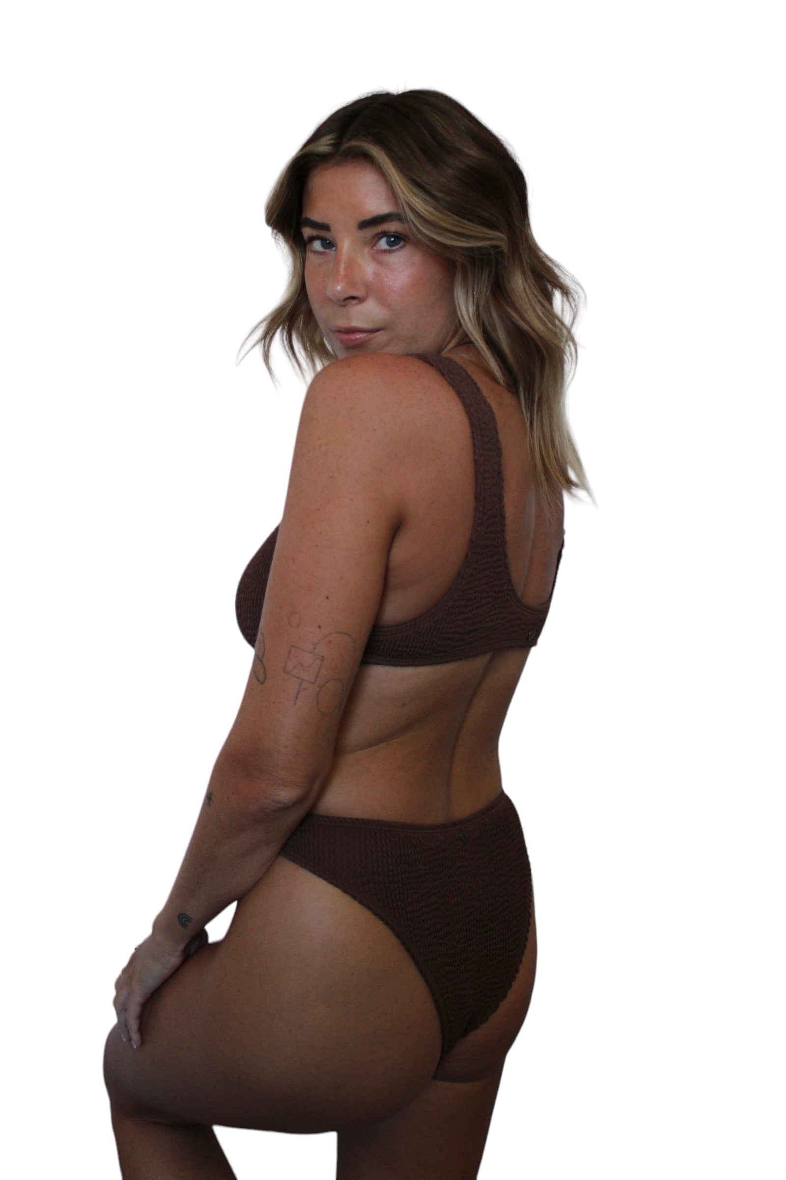 Paige bikini top in Coconut, LOKAL one/size swimwear, photo 2 of 4