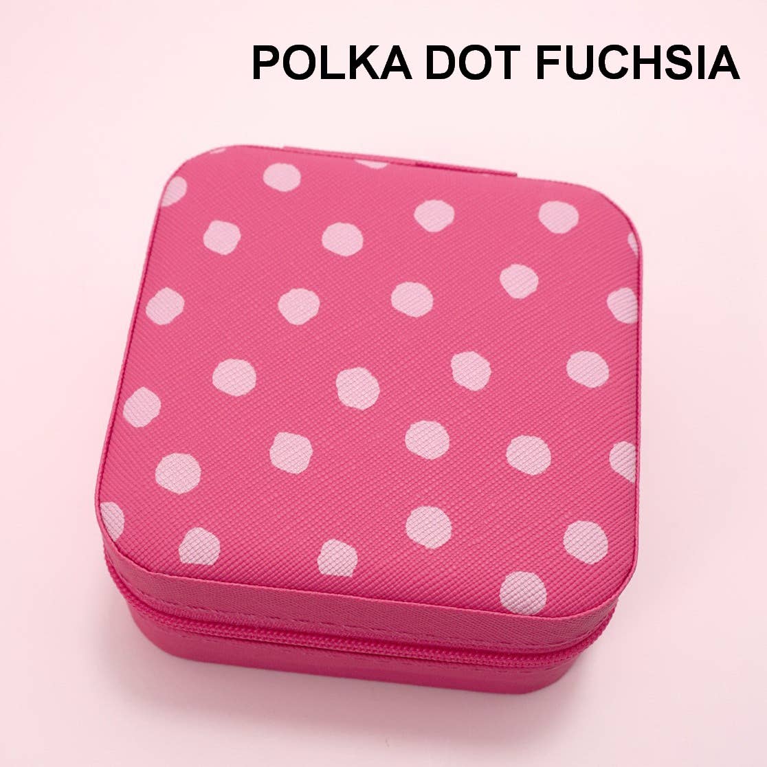 DESIGNED JEWELRY ORGANIZER TRAVEL BOX CASE | 40P566: FLOWER C OFF WHITE