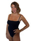 Natalie one-piece swimsuit in Midnight, LOKAL one/size swimwear, photo 3 of 5