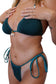 Jess bikini top in Mermaid, LOKAL one/size swimwear, photo 2 of 3