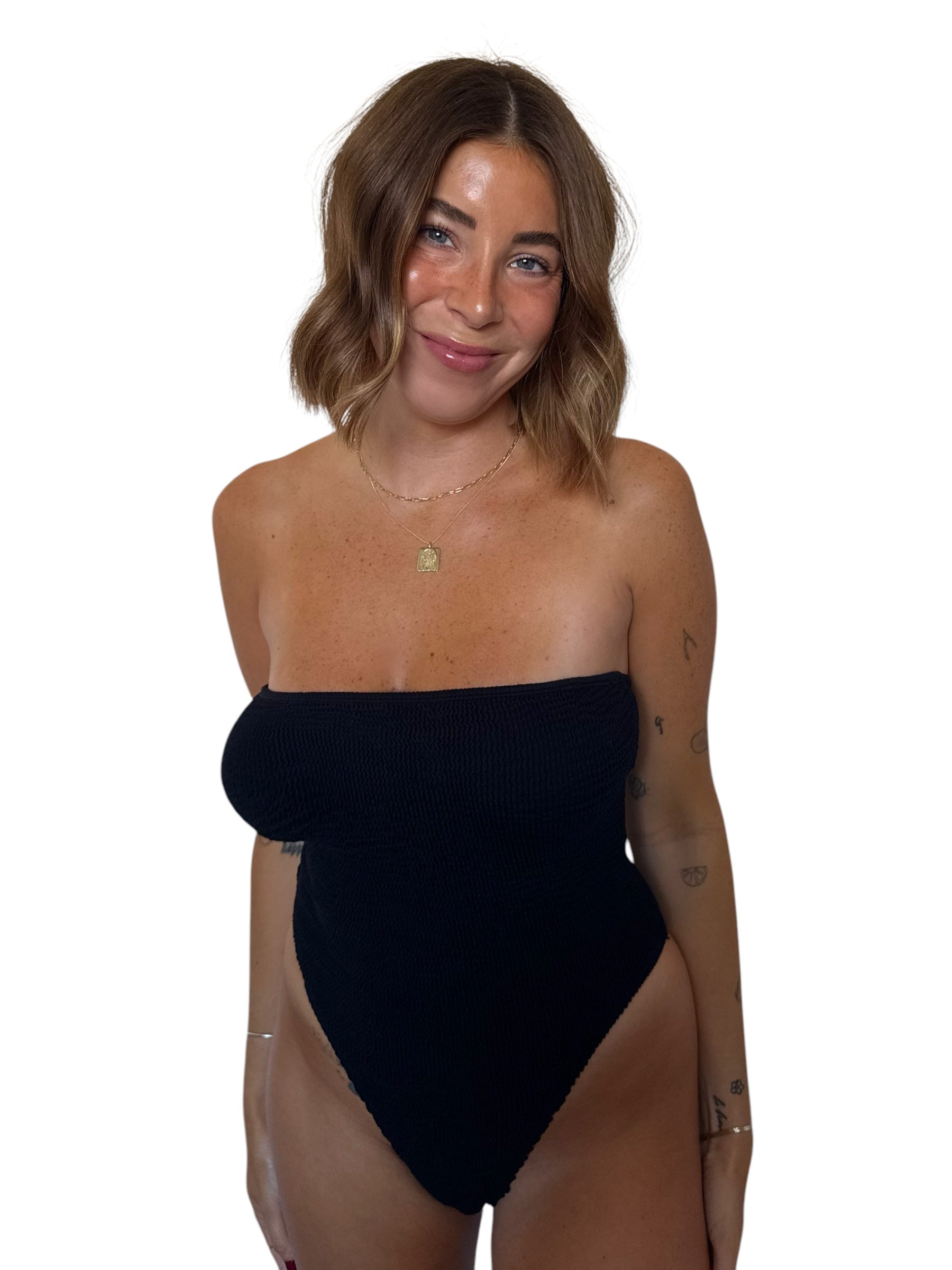 Natalie one-piece swimsuit in Midnight, LOKAL one/size swimwear, photo 2 of 5