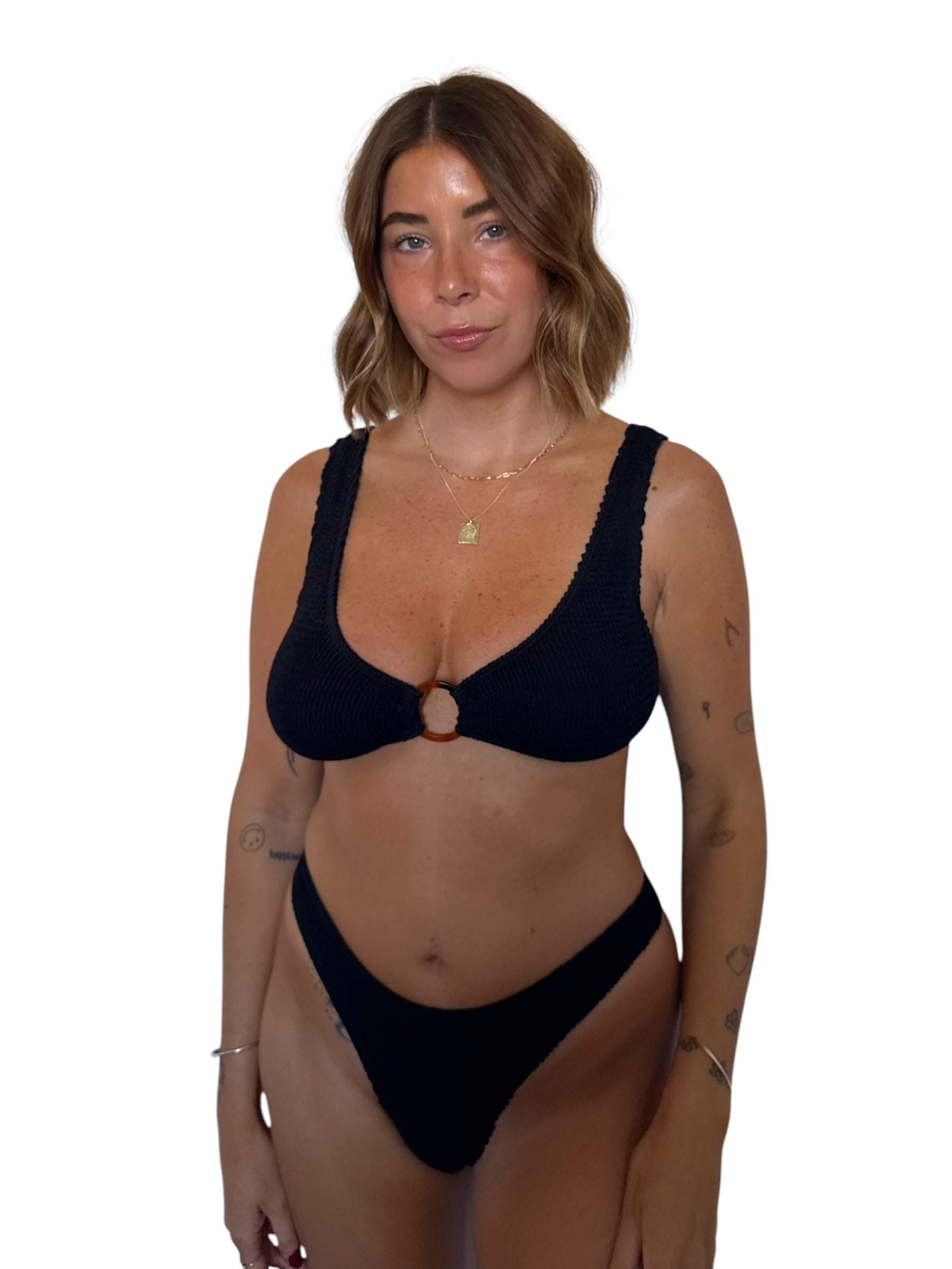 Madelyn bikini bottom in Midnight, LOKAL one/size swimwear, photo 1 of 4