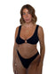 Madelyn bikini bottom in Midnight, LOKAL one/size swimwear, photo 1 of 4