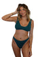 Paige bikini top in Mermaid, LOKAL one/size swimwear, photo 1 of 4