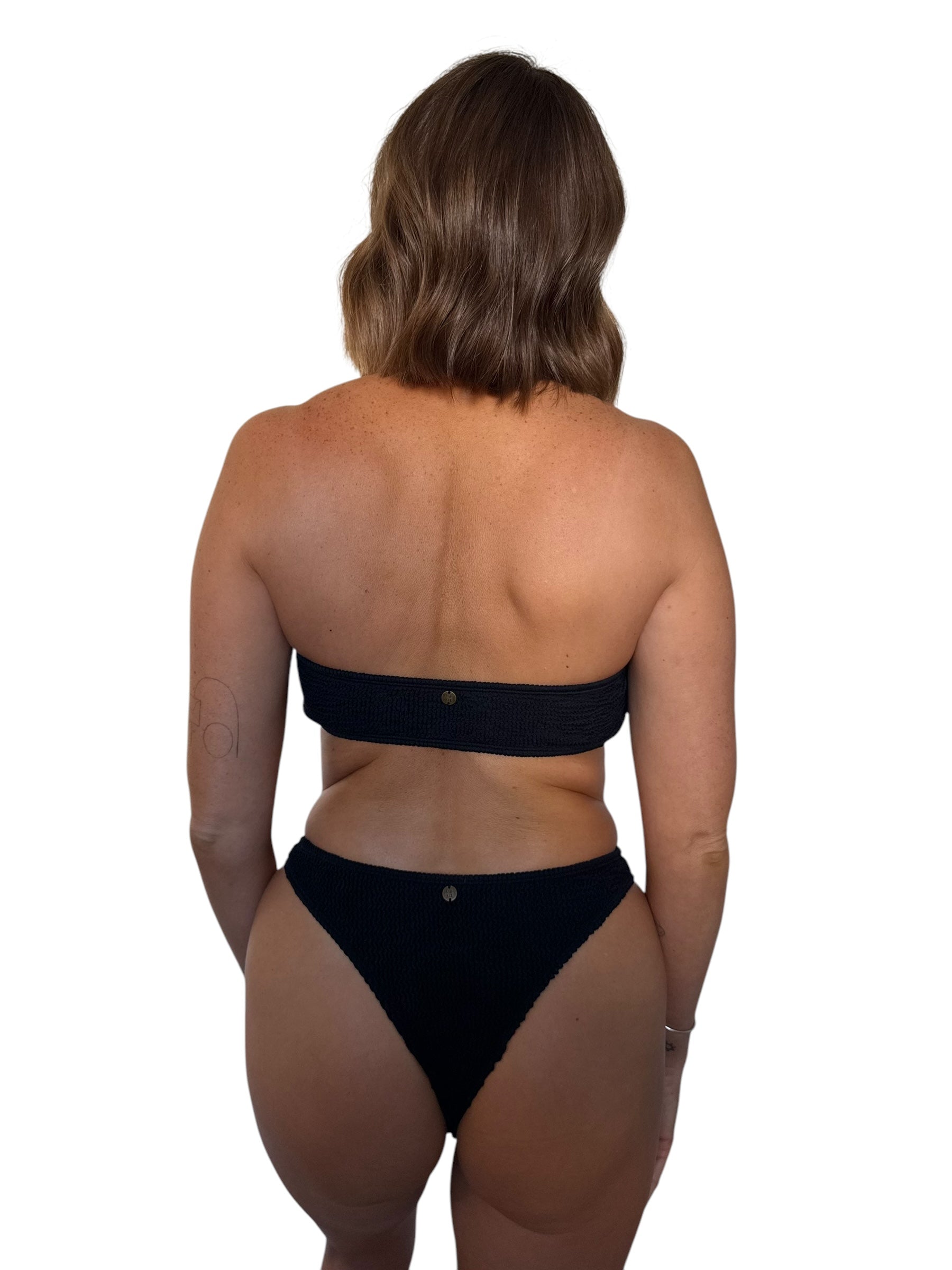 Grayce bikini bottom in Midnight, LOKAL one/size swimwear, photo 2 of 3