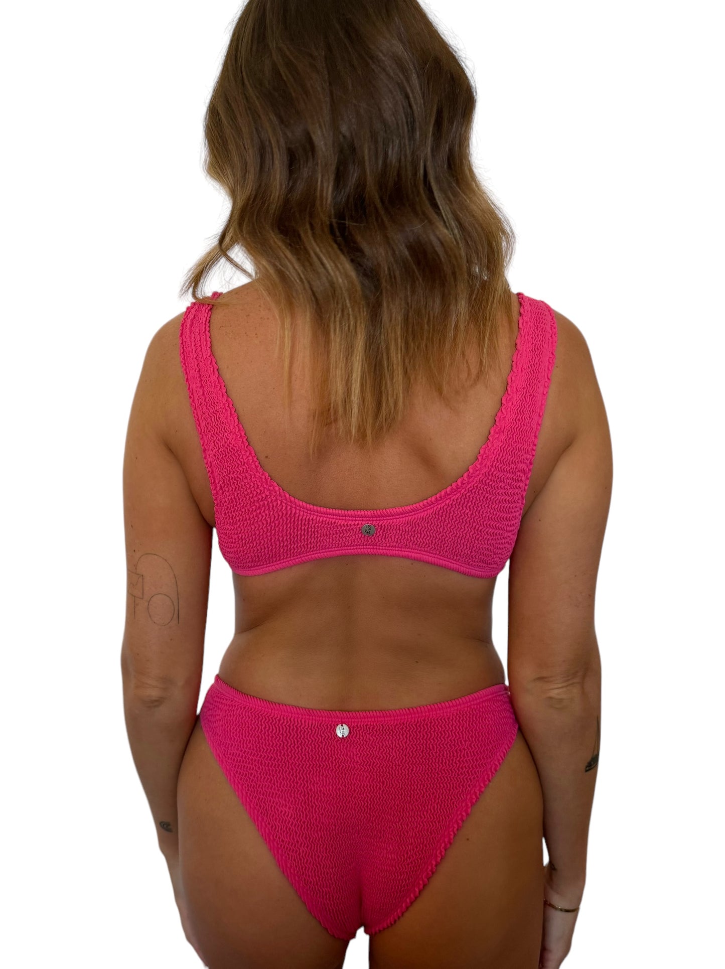 Paige bikini top in Petunia, LOKAL one/size swimwear, photo 3 of 3