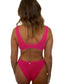 Paige bikini top in Petunia, LOKAL one/size swimwear, photo 3 of 3