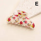 FLORAL FLOWER HAIR CLAW CLIP | 40H1140: A