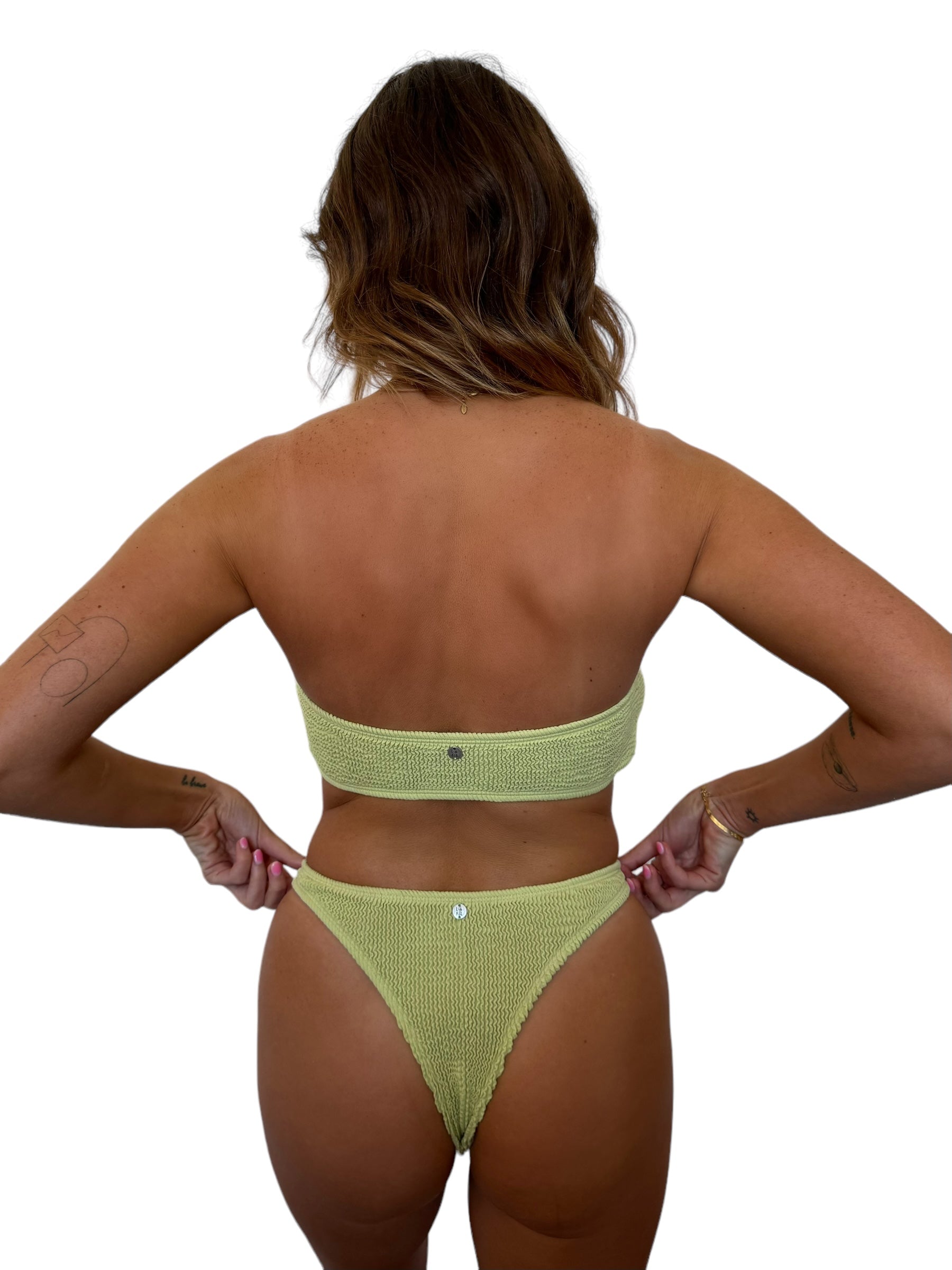 Kayla bikini top in Ivy, LOKAL one/size swimwear, photo 3 of 3