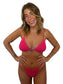Bristen bikini bottom in Petunia, LOKAL one/size swimwear, photo 1 of 3