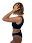 Janelle bikini bottom in Midnight, LOKAL one/size swimwear, photo 4 of 4
