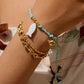 18K STAINLESS STEEL CORDED CHARM BRACELET | 40B5191: LIME