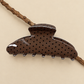 JUMBO STRIPE PLAID OVAL HAIR CLAW CLIPS | 40H1020: PLAID BROWN