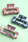 JUMBO FLORAL RECTANGLE HAIR CLAW CLIPS | 40H936: A