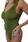 Janie one-piece swimsuit in Seaweed, LOKAL one/size swimwear, photo 1 of 4