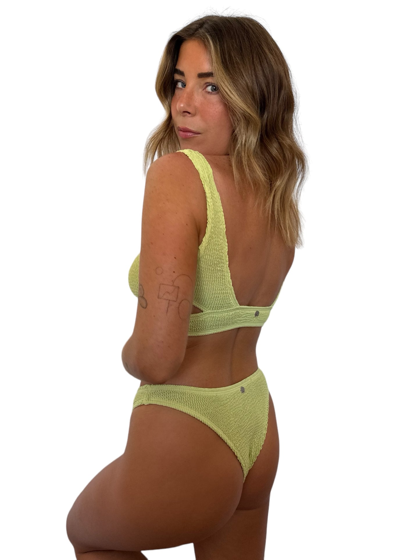 Kiera bikini top in Ivy, LOKAL one/size swimwear, photo 2 of 4