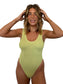 Janie one-piece swimsuit in Ivy, LOKAL one/size swimwear, photo 1 of 5