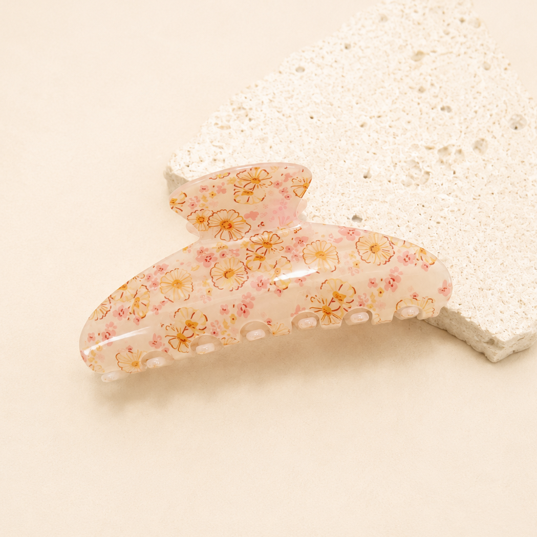 FLORAL FLOWER HAIR CLAW CLIP | 40H1140: F