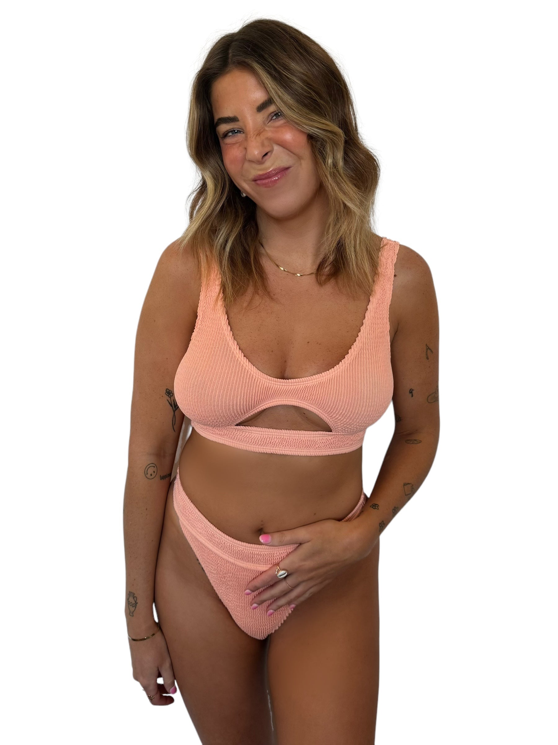 Alix bikini top in Nectar, LOKAL one/size swimwear, photo 1 of 3