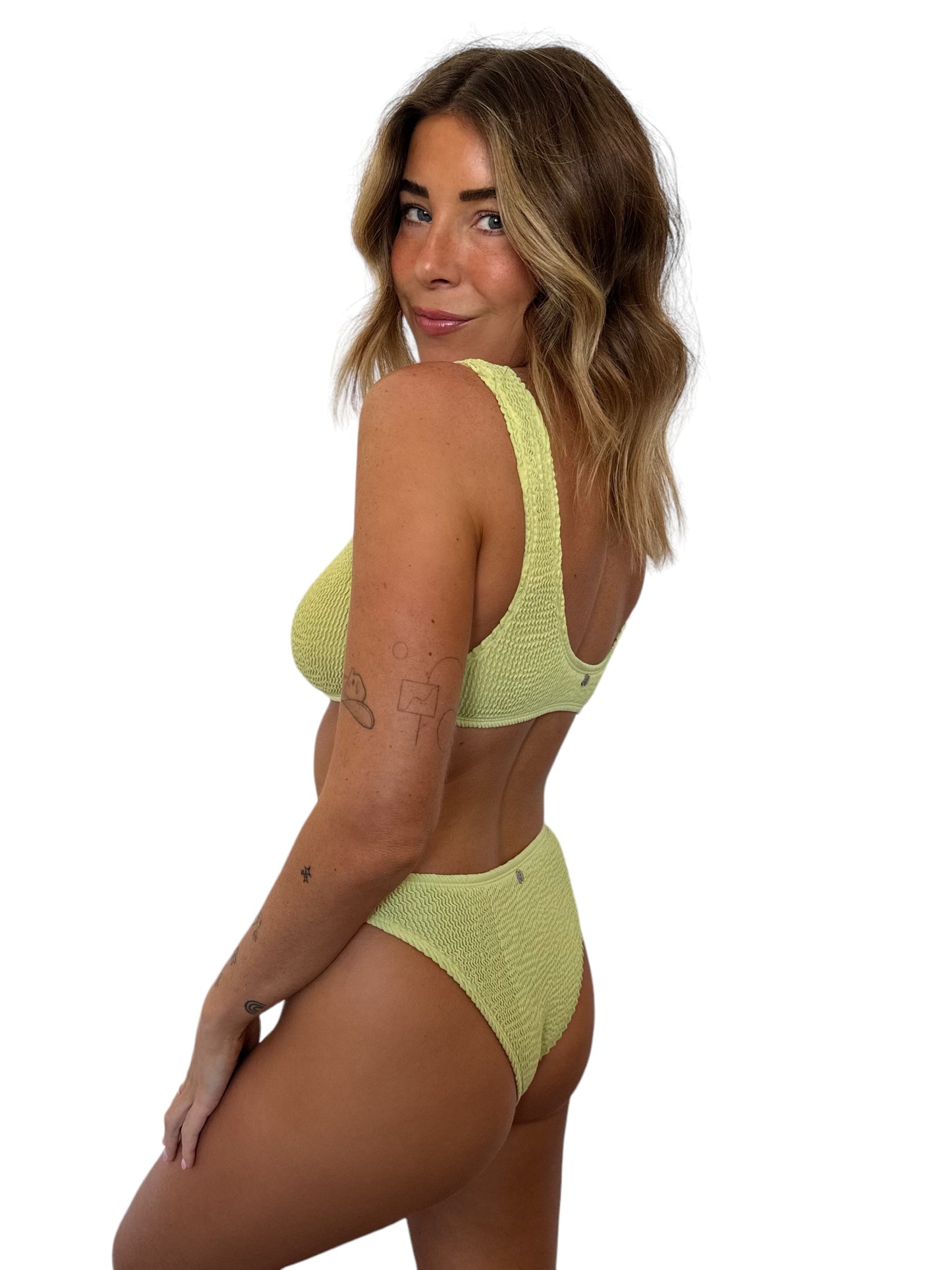 Becca bikini bottom in Ivy, LOKAL one/size swimwear, photo 3 of 4