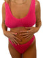 Paige bikini top in Petunia, LOKAL one/size swimwear, photo 2 of 3