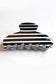 JUMBO STRIPE PLAID OVAL HAIR CLAW CLIPS | 40H1020: PLAID BROWN