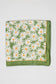 FLOWER SILKY FEEL BANDANA SCARF | 21SC353GRN: GREEN