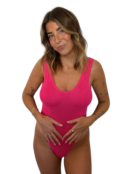 Janie one-piece swimsuit in Petunia, LOKAL one/size swimwear, photo 1 of 4