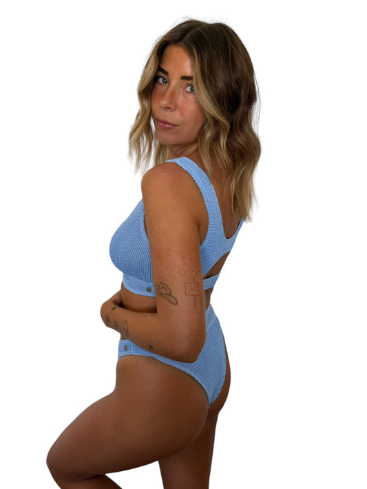 Janelle bikini bottom in Orchid, LOKAL one/size swimwear, photo 1 of 3