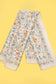 Floral Flower Silk Finish Bandana Scarf | 40SC729: BEIGE