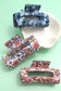 JUMBO FLORAL RECTANGLE HAIR CLAW CLIPS | 40H936: C